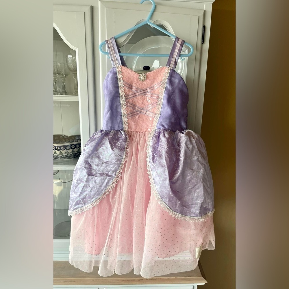 Rosa Flamenco Custom Limited Release Disney Rapunzel Dress Costume EUC sz 7/8
